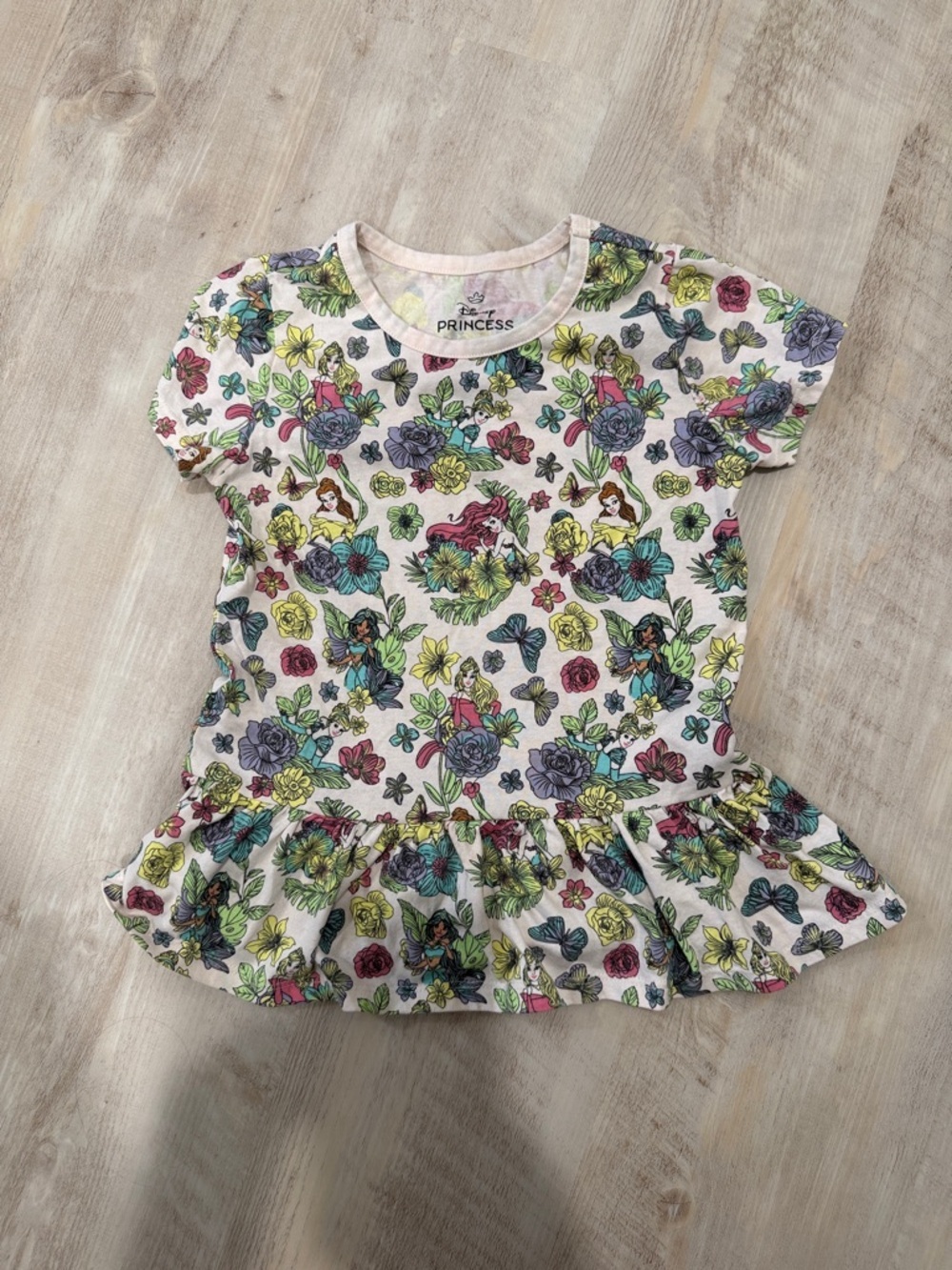 Disney Princess Peplum Tee - Pink Multicolor